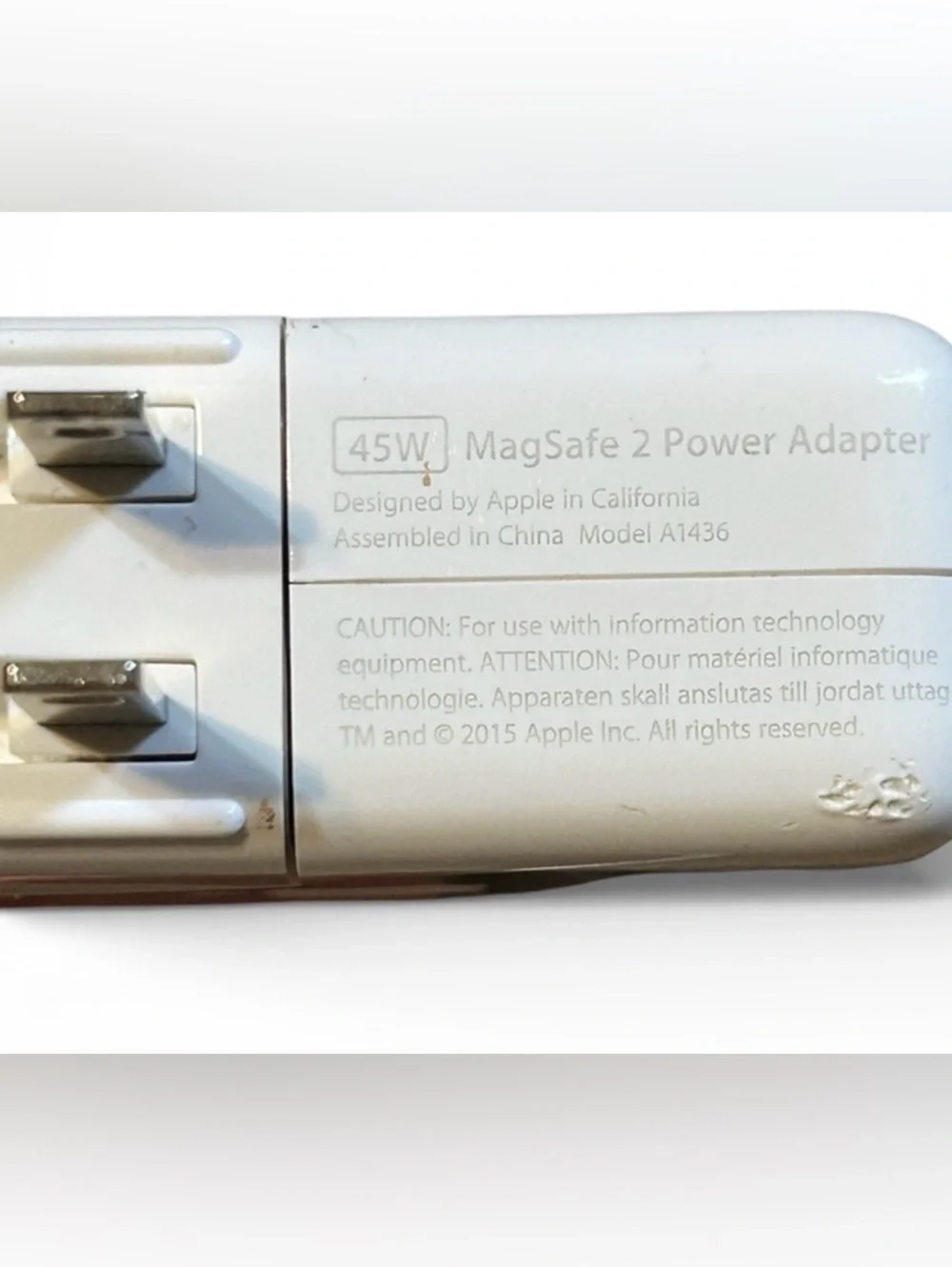 Apple EarPods Lightning + MagSafe 2 Charger A1436 & Adapter OEM Bundle
